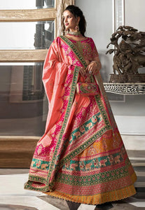 Festive Flair Multi-Hued Embroidered Lehenga Choli