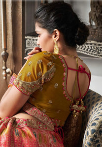 Festive Flair Multi-Hued Embroidered Lehenga Choli