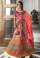 Load image into Gallery viewer, Festive Flair Multi-Hued Embroidered Lehenga Choli
