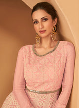 Load image into Gallery viewer, Light Pink Heavy Embroidered Anarkali Suit
