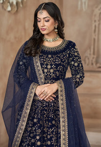 Majestic Grace Floor Length Embroidered Anarkali