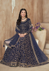 Majestic Grace Floor Length Embroidered Anarkali