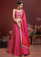 Load image into Gallery viewer, Pink Two Tone Stylish Lehenga Choli
