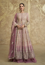 Load image into Gallery viewer, Royal Radiance Mauve pink Anarkali Gown
