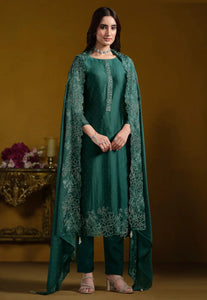 The Embellished Green Salwar Suit