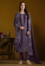 Load image into Gallery viewer, The Embellished Purple Salwar Suit
