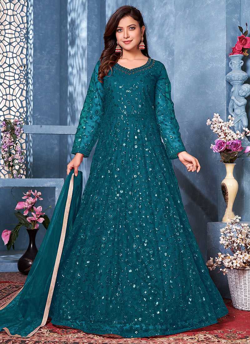 blue dress for baby girl All My Love Maxi Dress Aqua main image 1