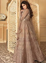 Load image into Gallery viewer, Beige Heavy Embroidered Kalidar Gown Style Anarkali fashionandstylish.myshopify.com
