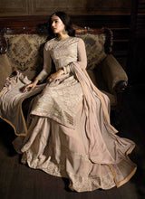 Load image into Gallery viewer, Blush Nude Embroidered Lehenga Style Sharara Suit fashionandstylish.myshopify.com
