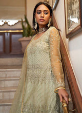 Load image into Gallery viewer, Cream Floral Designer Embroidered Kalidar Anarkali fashionandstylish.myshopify.com
