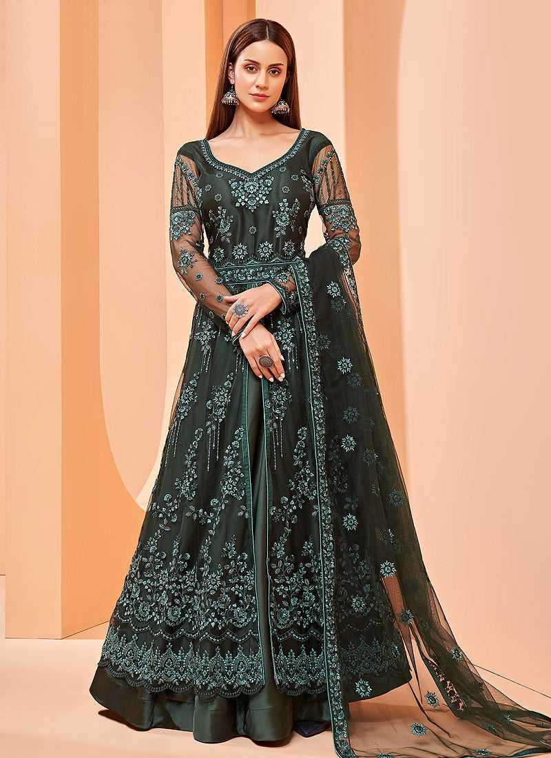 Heavy anarkali lehenga hotsell