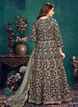 Load image into Gallery viewer, Green Heavy Embroidered Stylish Velvet Anarkali Suit fashionandstylish.myshopify.com
