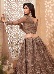 Light Brown Heavy Floral Embroidered Stylish Lehenga Choli fashionandstylish.myshopify.com