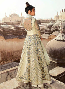 Light Grey Heavy Embroidered Lehenga Style Anarkali fashionandstylish.myshopify.com