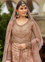 Load image into Gallery viewer, Light Pink Heavy Embroidered Lehenga Style Anarkali fashionandstylish.myshopify.com
