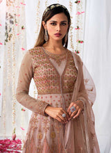 Load image into Gallery viewer, Light Purple Heavy Embroidered Designer Kalidar Anarkali Suit fashionandstylish.myshopify.com
