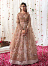 Load image into Gallery viewer, Light Purple Heavy Embroidered Designer Kalidar Anarkali Suit fashionandstylish.myshopify.com
