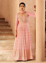 Load image into Gallery viewer, Pink Color Heavy Embroidered Anarkali Suit
