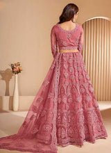 Load image into Gallery viewer, Pink Floral Embroidered Stylish Lehenga Choli fashionandstylish.myshopify.com
