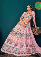 Load image into Gallery viewer, Pink Multicolor Heavy Embroidered Designer Lehenga Choli fashionandstylish.myshopify.com
