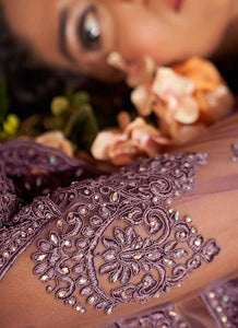 Purple Floral Embroidered Stylish Lehenga Choli fashionandstylish.myshopify.com