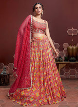 Load image into Gallery viewer, Red and Gold Stylish Lehenga Choli
