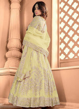 Load image into Gallery viewer, Yellow Heavy Embroidered Gown Style Anarkali fashionandstylish.myshopify.com
